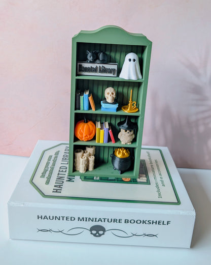 Haunted Miniature Bookshelf