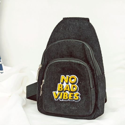 No Bad Vibes - Crossbody Bag
