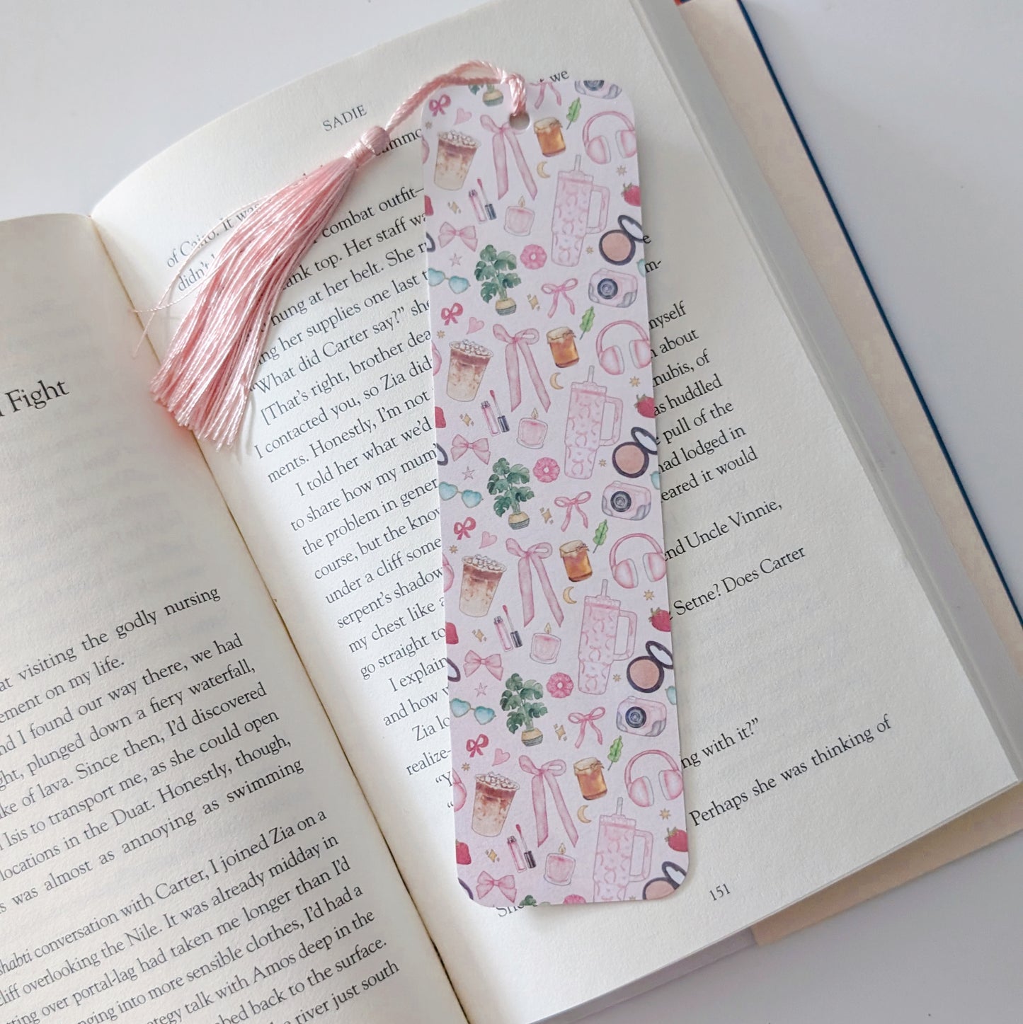 Preppy Girl Bookmark