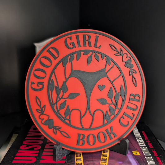 Good Girl Book Club - Book Shelf Sign