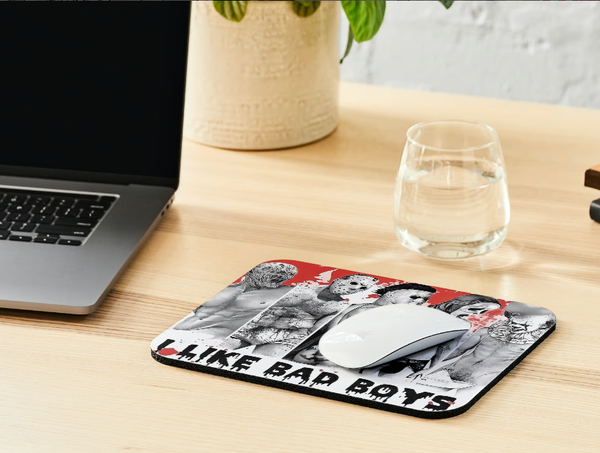 I Like Bad Boys (Horror) - Mousepad