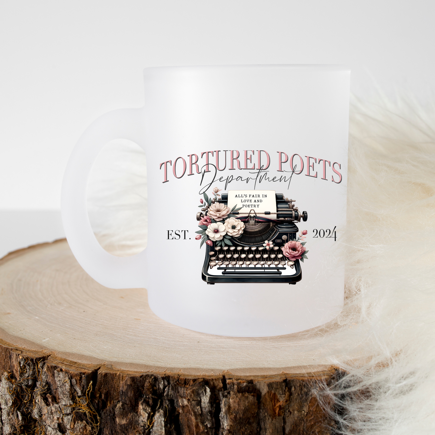 Tortured Poets - Frosted Glass Mug