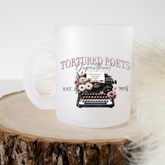 Tortured Poets - Frosted Glass Mug