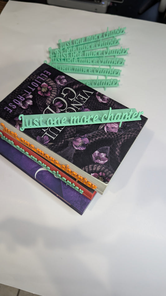 Just One More Chapter Bookmark