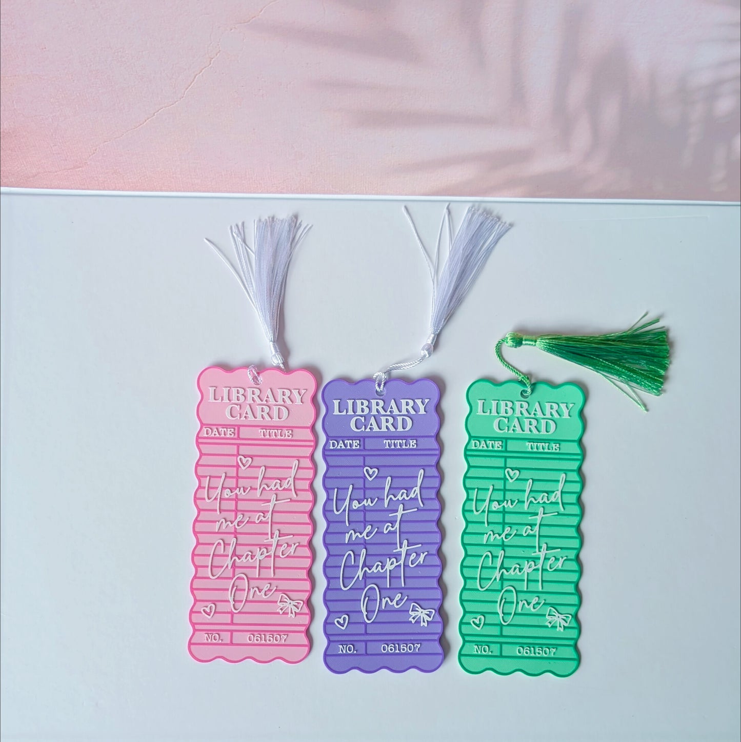 Library Card Bookmarks