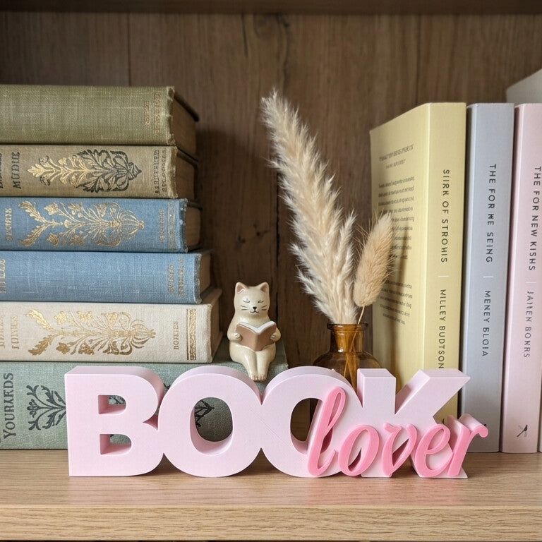 Book Lover Shelf Decor