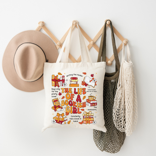 The Life Of A Bookish Girl - Tote Bag