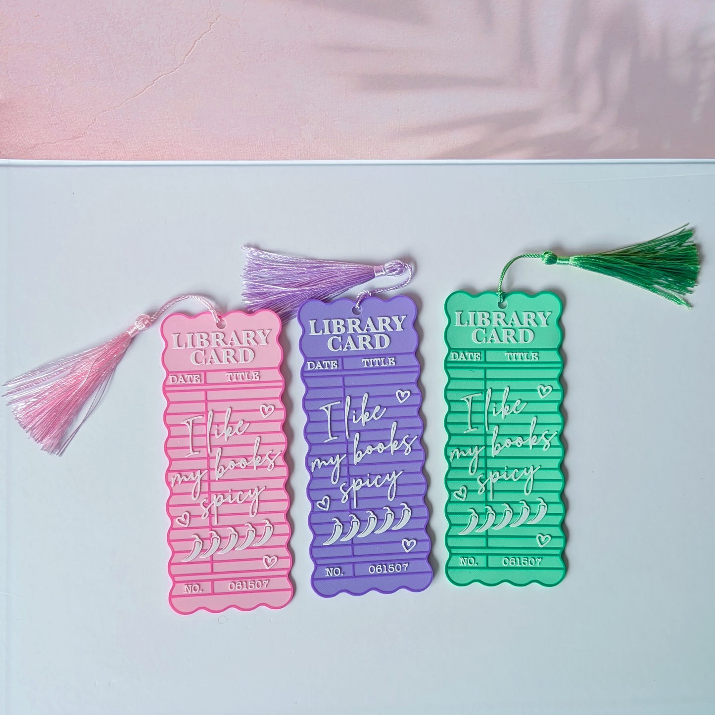 Library Card Bookmarks